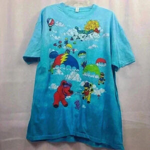Grateful Dead Parachuting Bears Liquid Blue 2000 Reissue